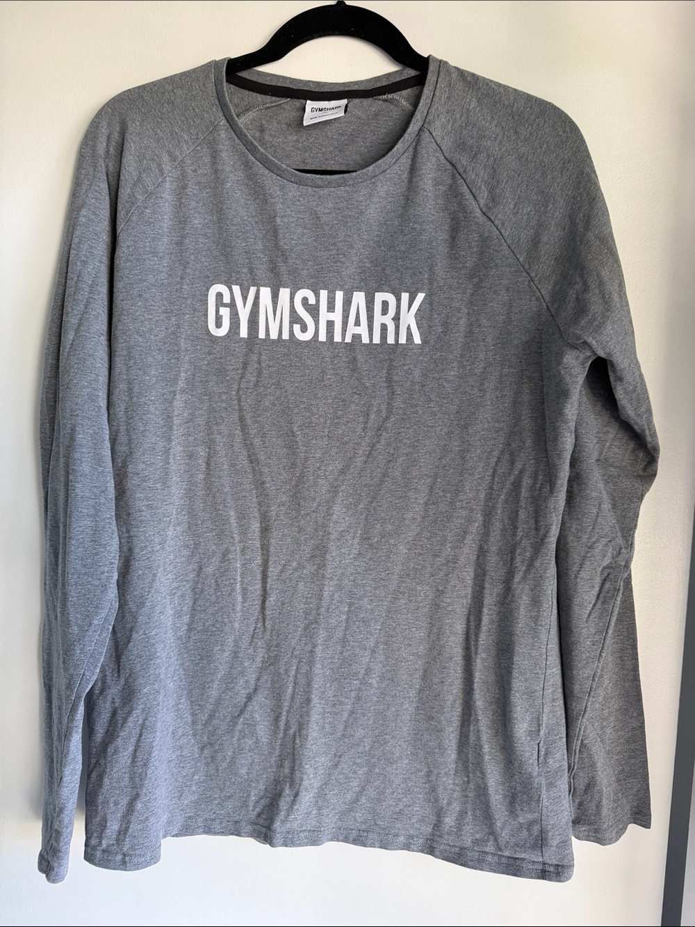 Gymshark Grey Long Sleeve Shirt Size XL